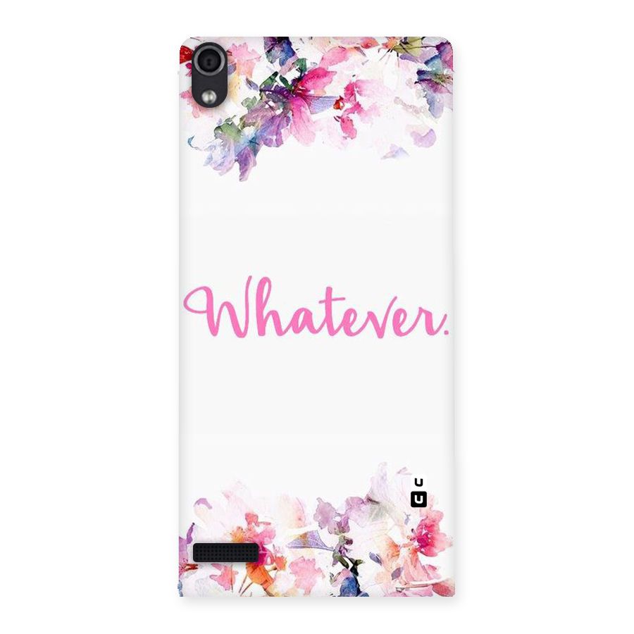 Flower Whatever Back Case for Ascend P6