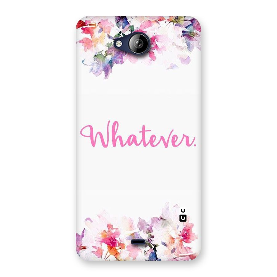 Flower Whatever Back Case for Canvas Play Q355