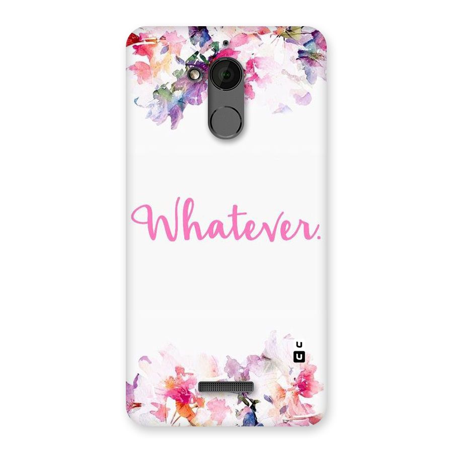 Flower Whatever Back Case for Coolpad Note 5