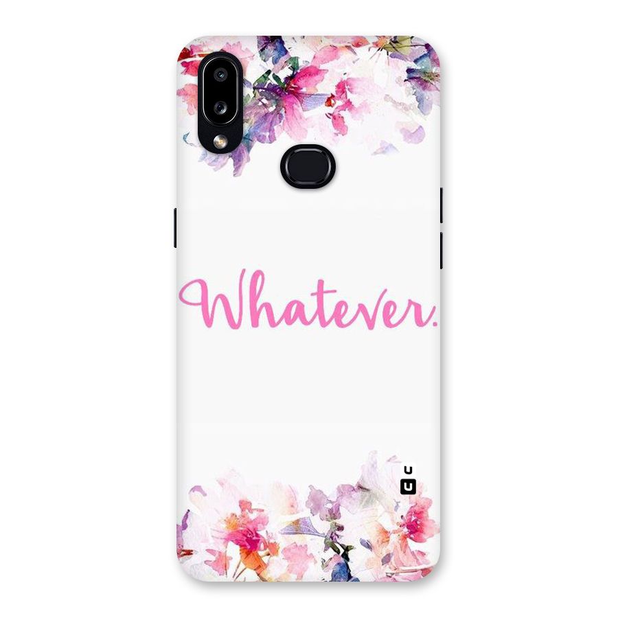 Flower Whatever Back Case for Galaxy A10s