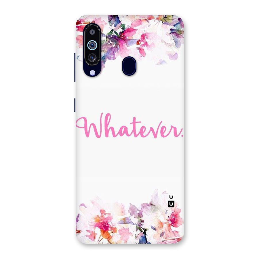 Flower Whatever Back Case for Galaxy A60