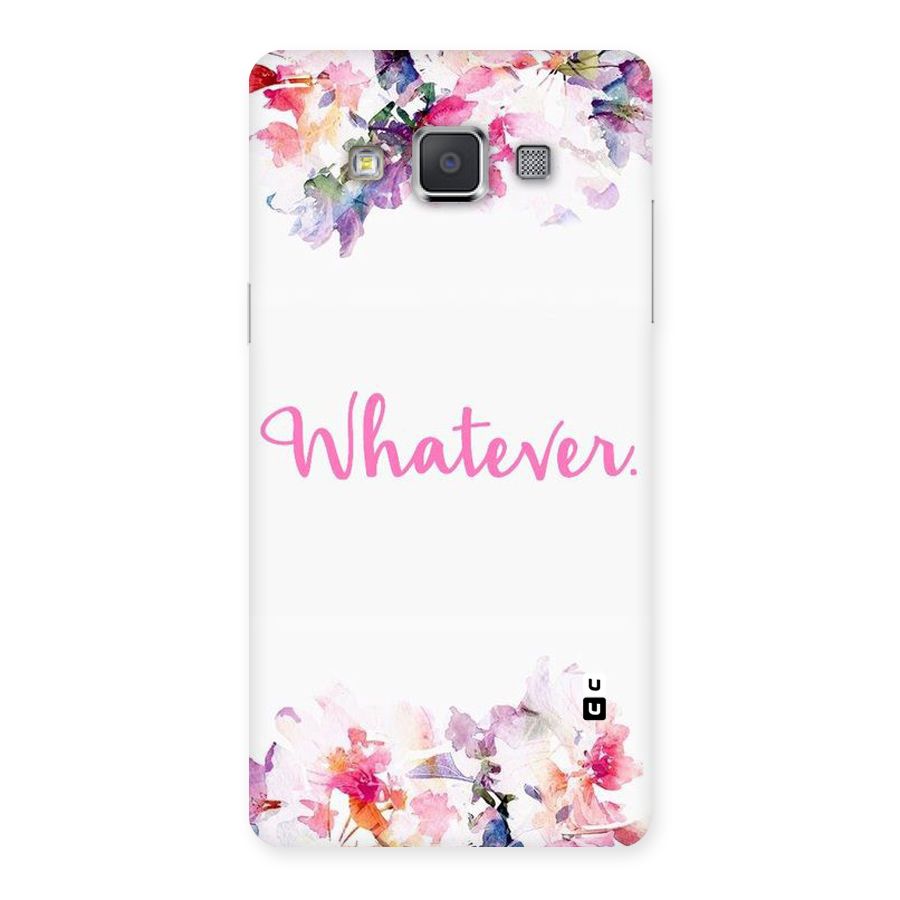 Flower Whatever Back Case for Galaxy Grand Max