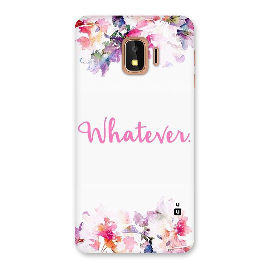 Flower Whatever Back Case for Galaxy J2 Core