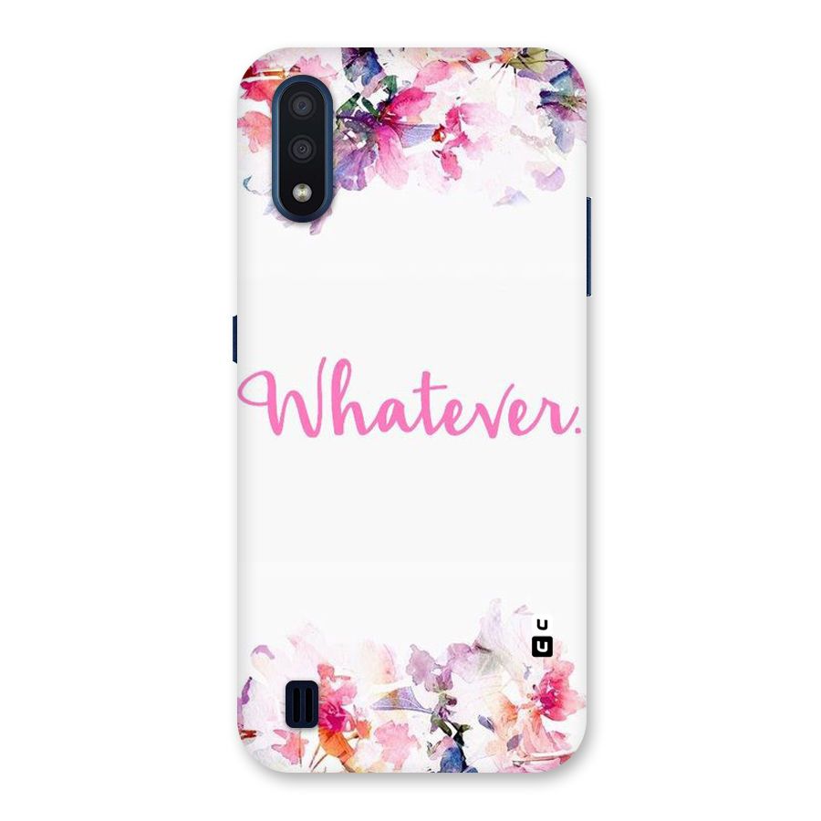 Flower Whatever Back Case for Galaxy M01