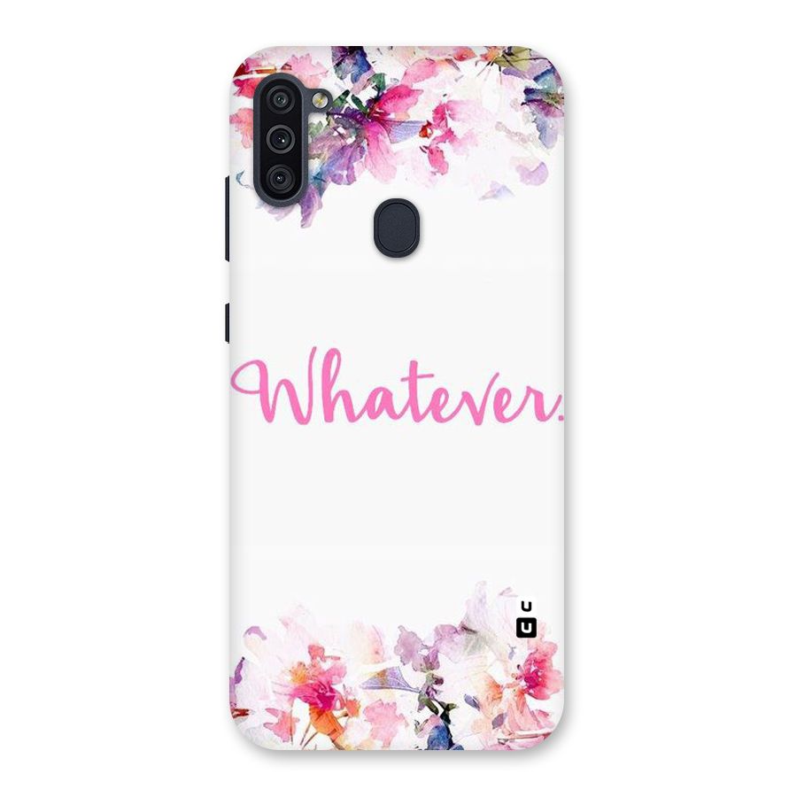 Flower Whatever Back Case for Galaxy M11
