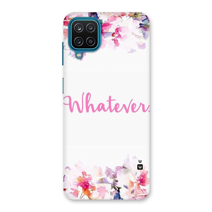 Flower Whatever Back Case for Galaxy M12