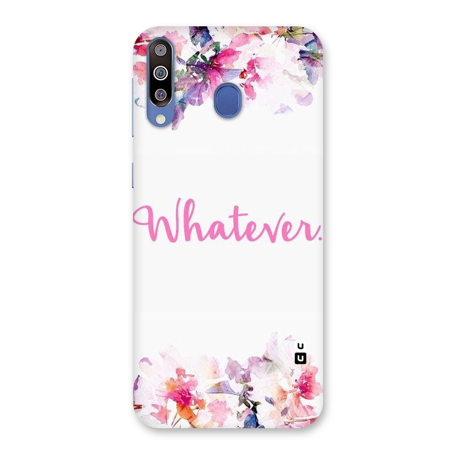 Flower Whatever Back Case for Galaxy M30