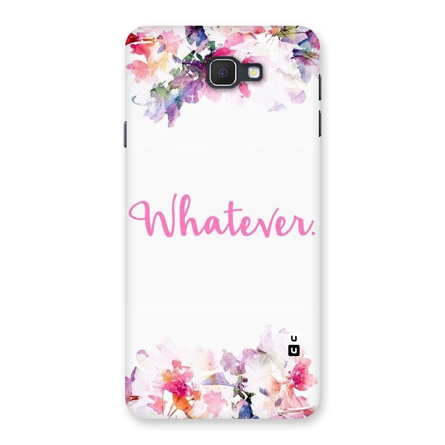 Flower Whatever Back Case for Galaxy On7 2016