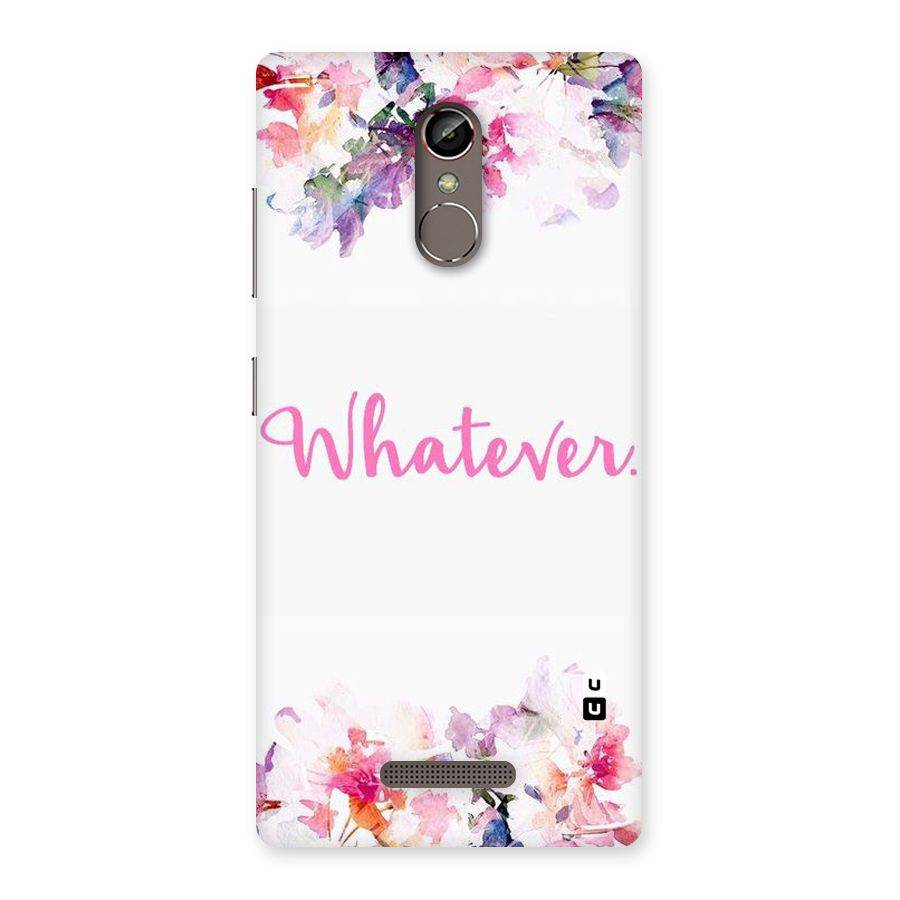 Flower Whatever Back Case for Gionee S6s