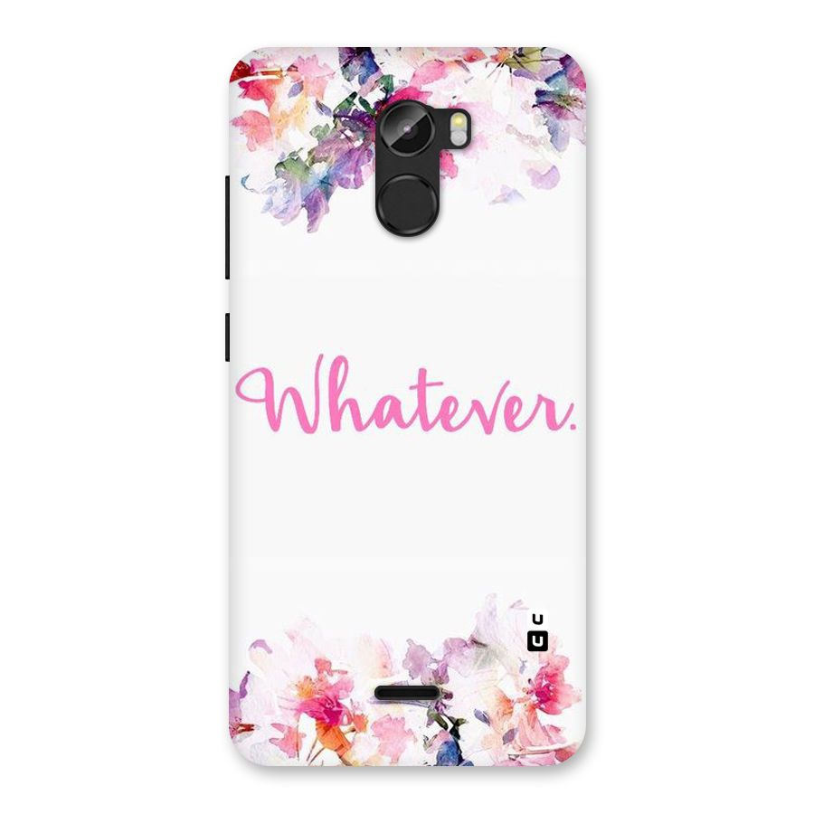 Flower Whatever Back Case for Gionee X1