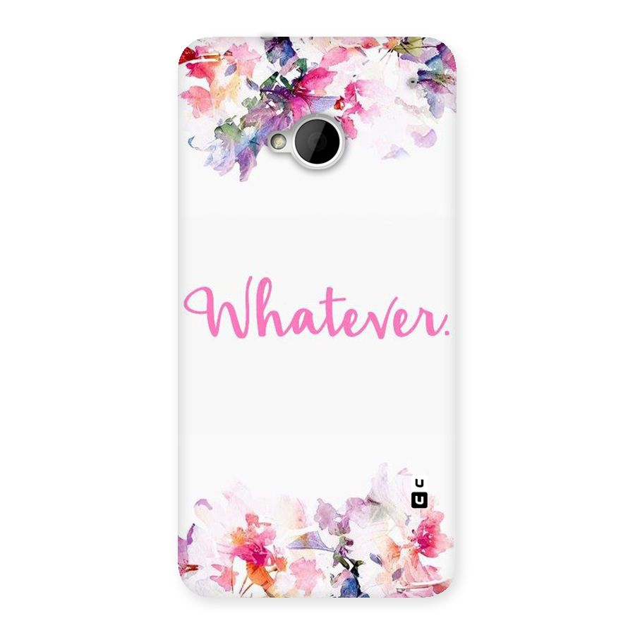 Flower Whatever Back Case for HTC One M7