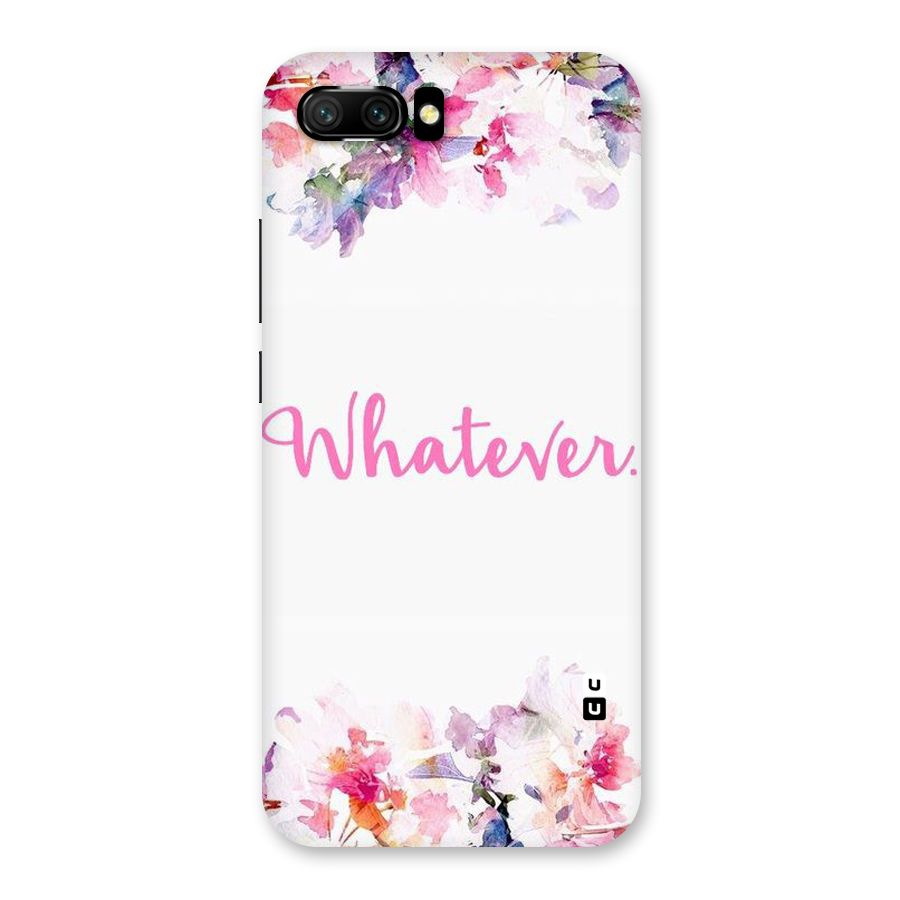 Flower Whatever Back Case for Honor 10
