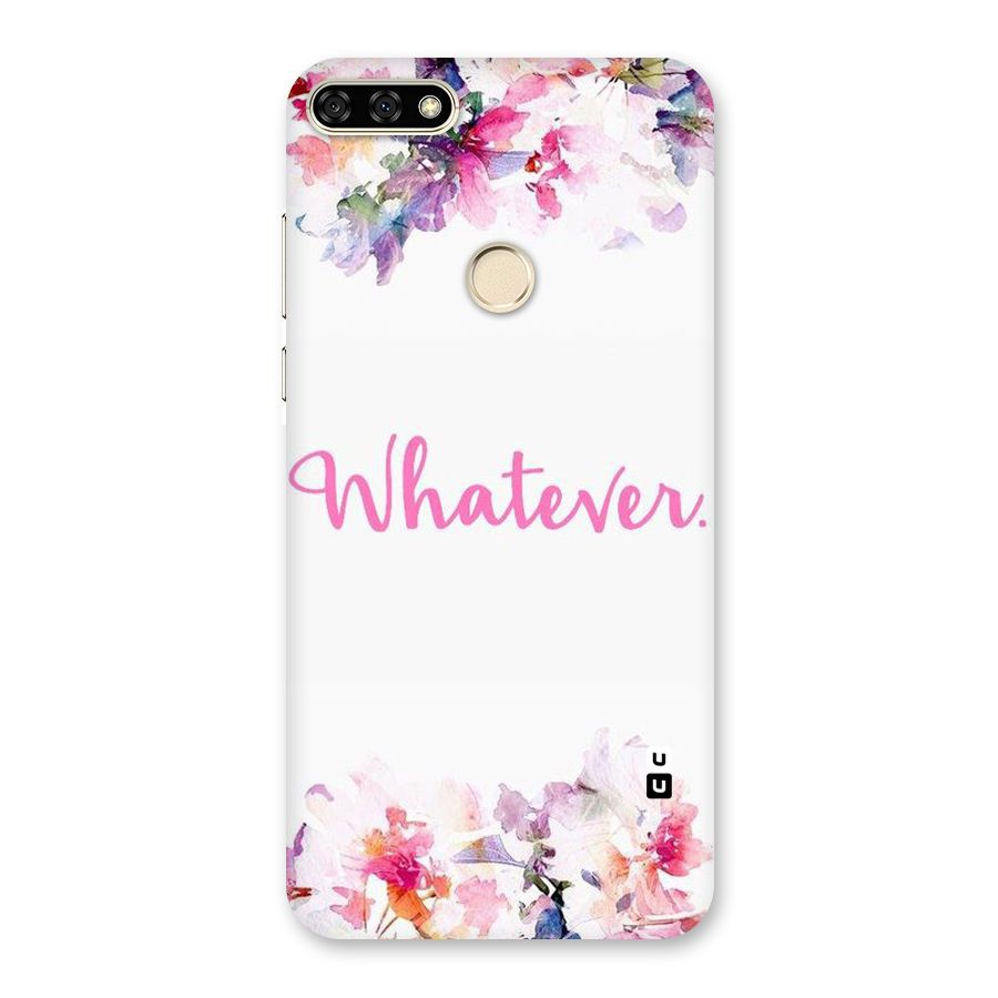 Flower Whatever Back Case for Honor 7A