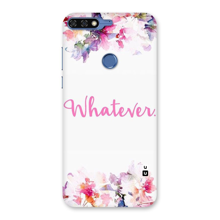 Flower Whatever Back Case for Honor 7C
