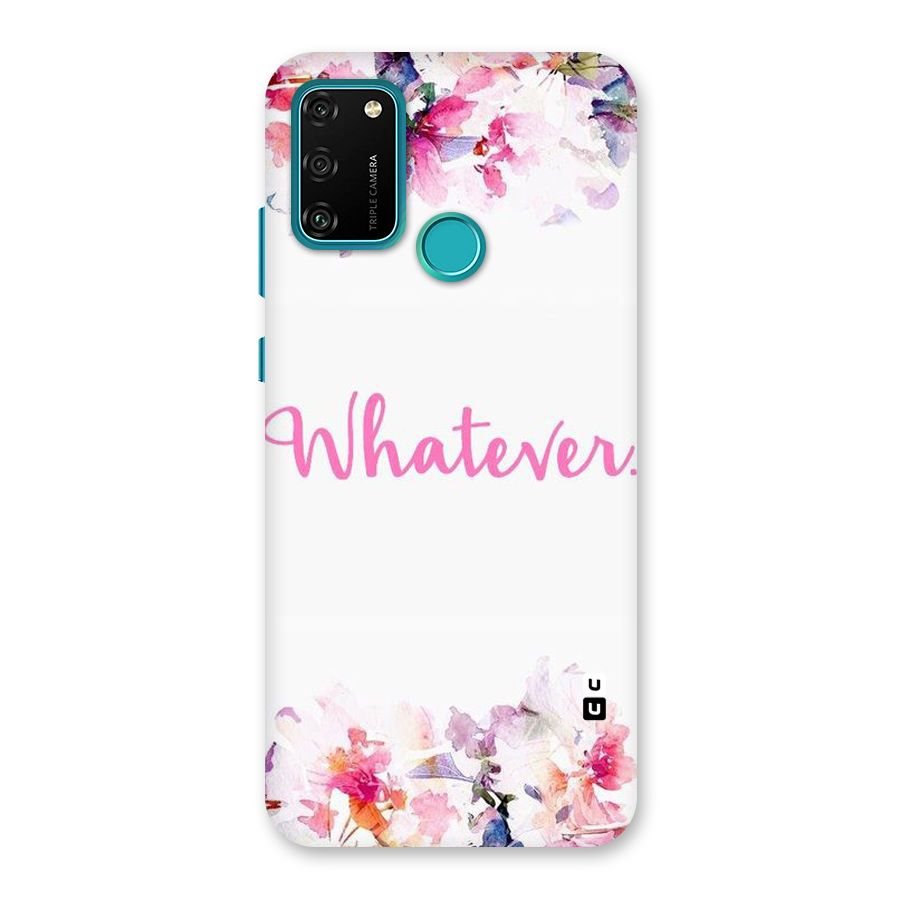 Flower Whatever Back Case for Honor 9A