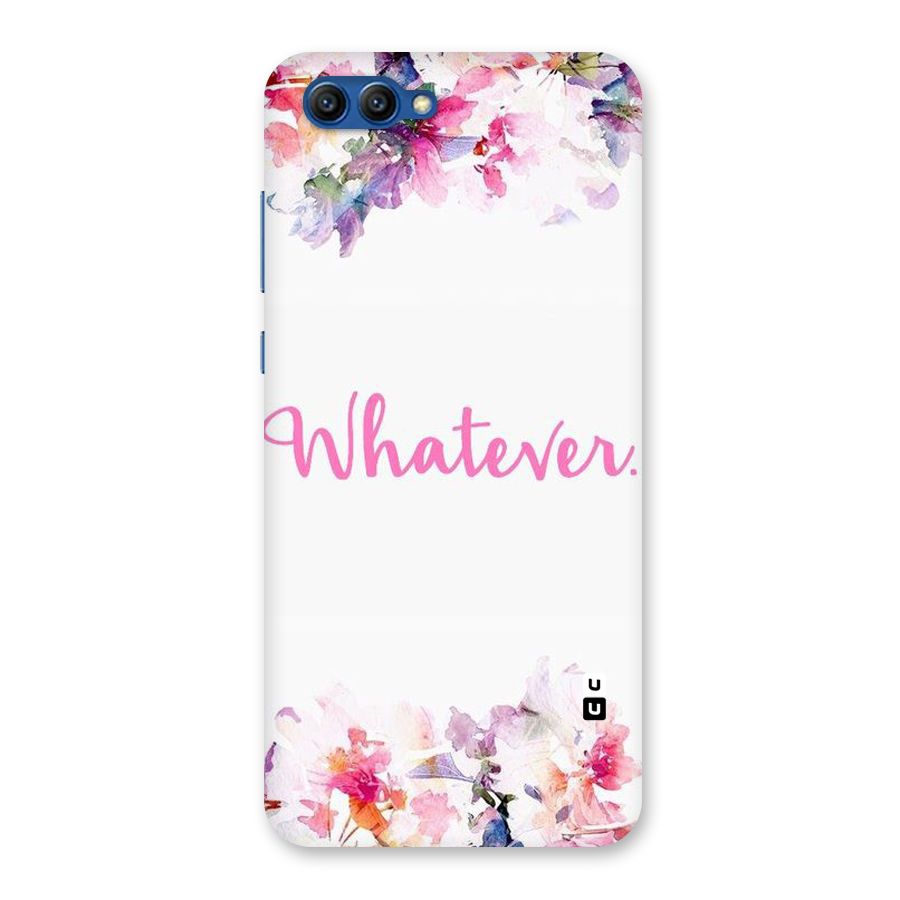 Flower Whatever Back Case for Honor View 10