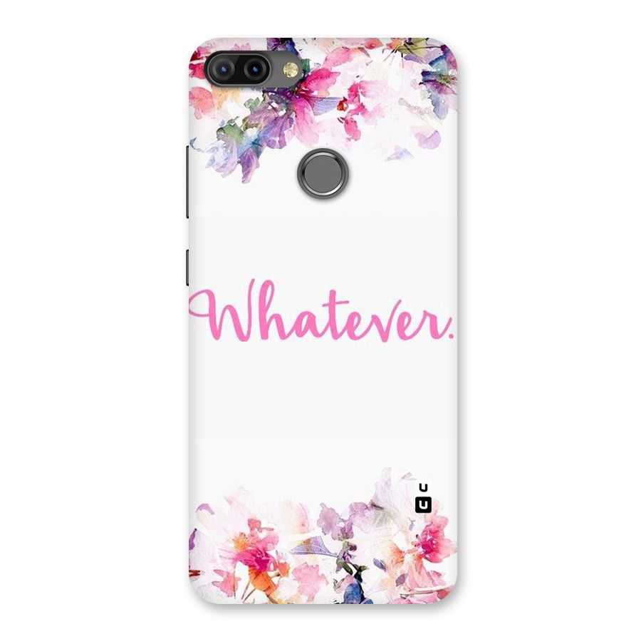 Flower Whatever Back Case for Infinix Hot 6 Pro