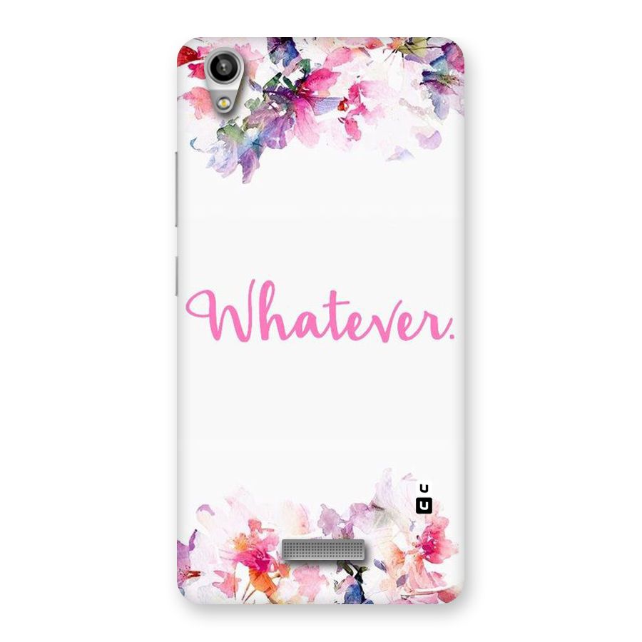 Flower Whatever Back Case for Lava-Pixel-V1