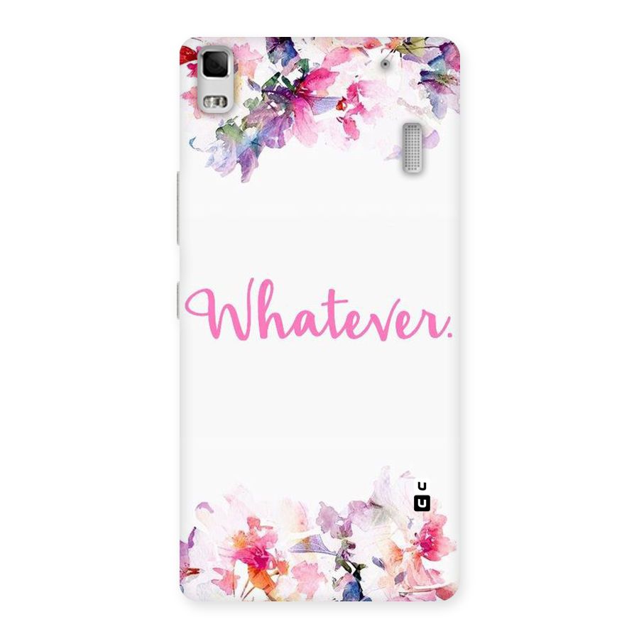 Flower Whatever Back Case for Lenovo A7000