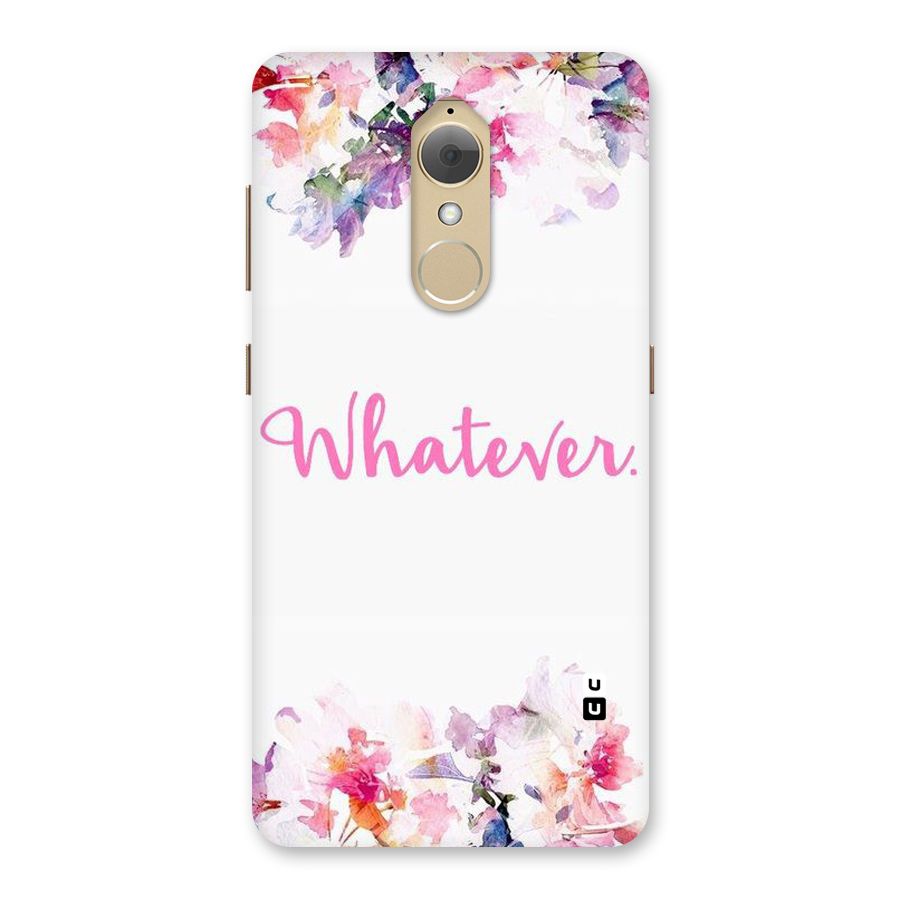 Flower Whatever Back Case for Lenovo K8