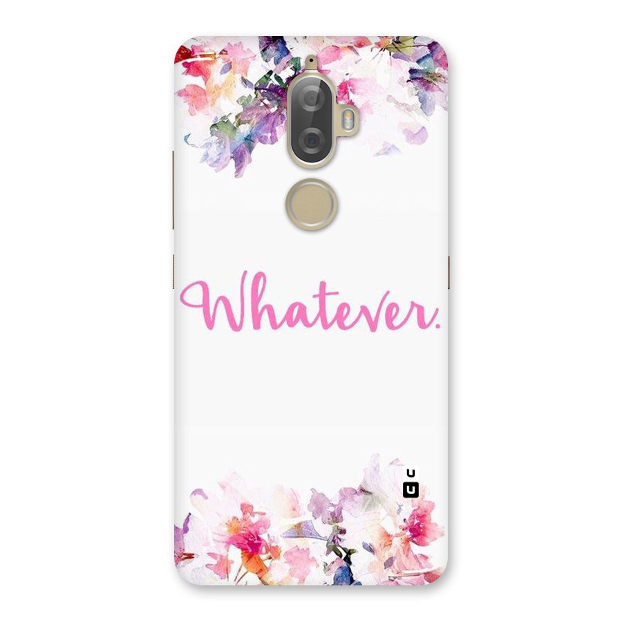 Flower Whatever Back Case for Lenovo K8 Plus