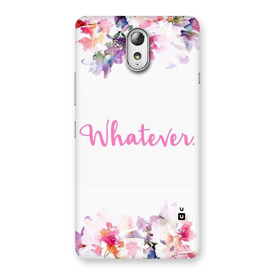 Flower Whatever Back Case for Lenovo Vibe P1M