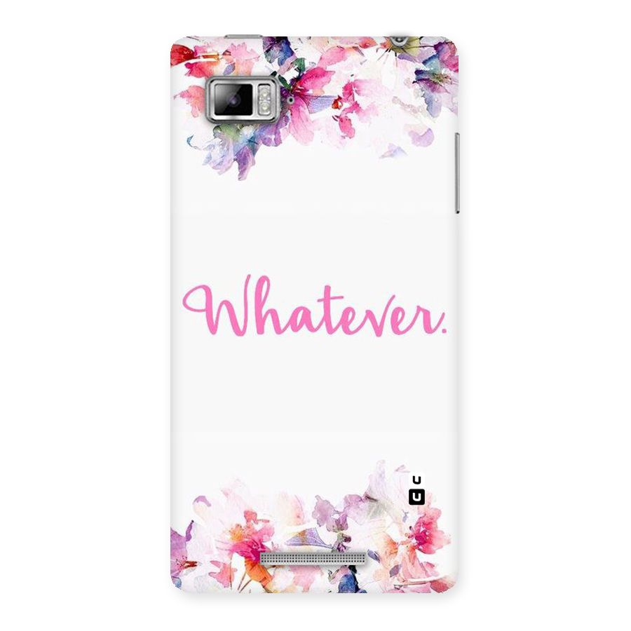Flower Whatever Back Case for Lenovo Vibe Z K910