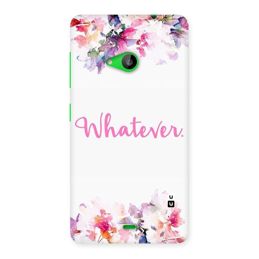 Flower Whatever Back Case for Lumia 535