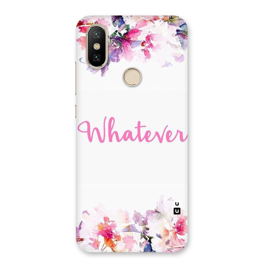Flower Whatever Back Case for Mi A2