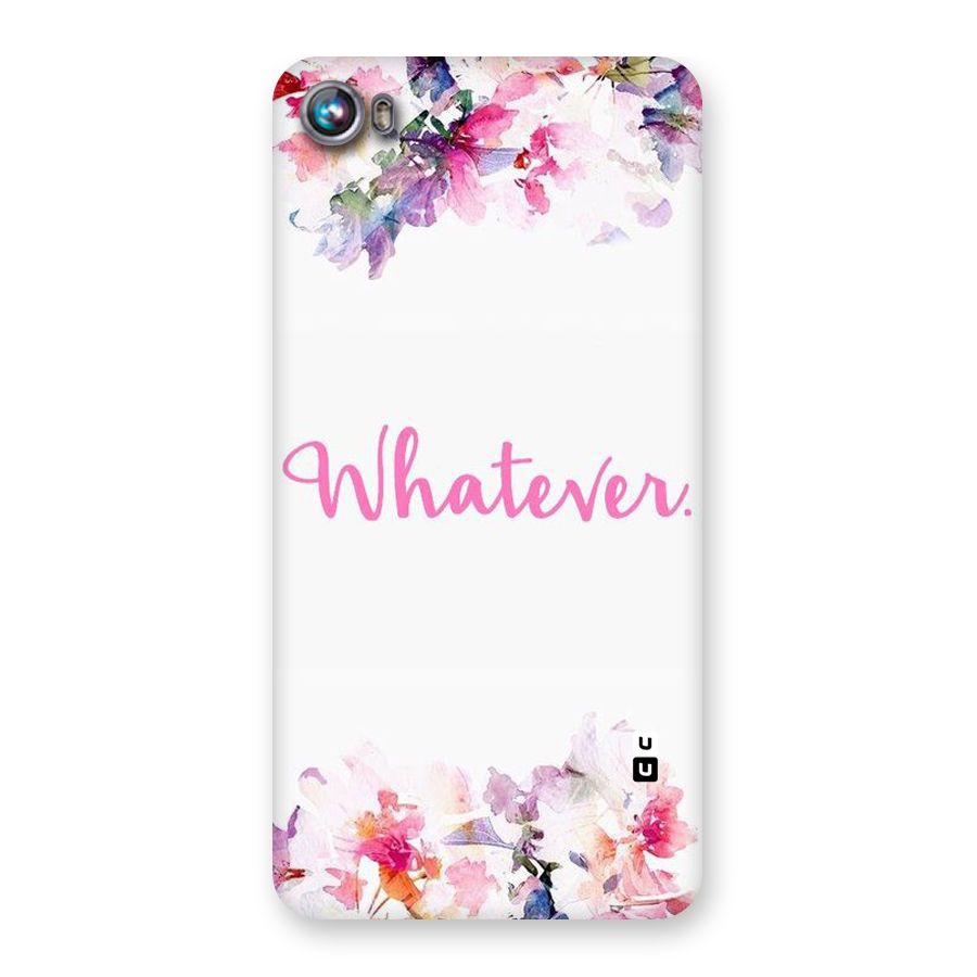 Flower Whatever Back Case for Micromax Canvas Fire 4 A107