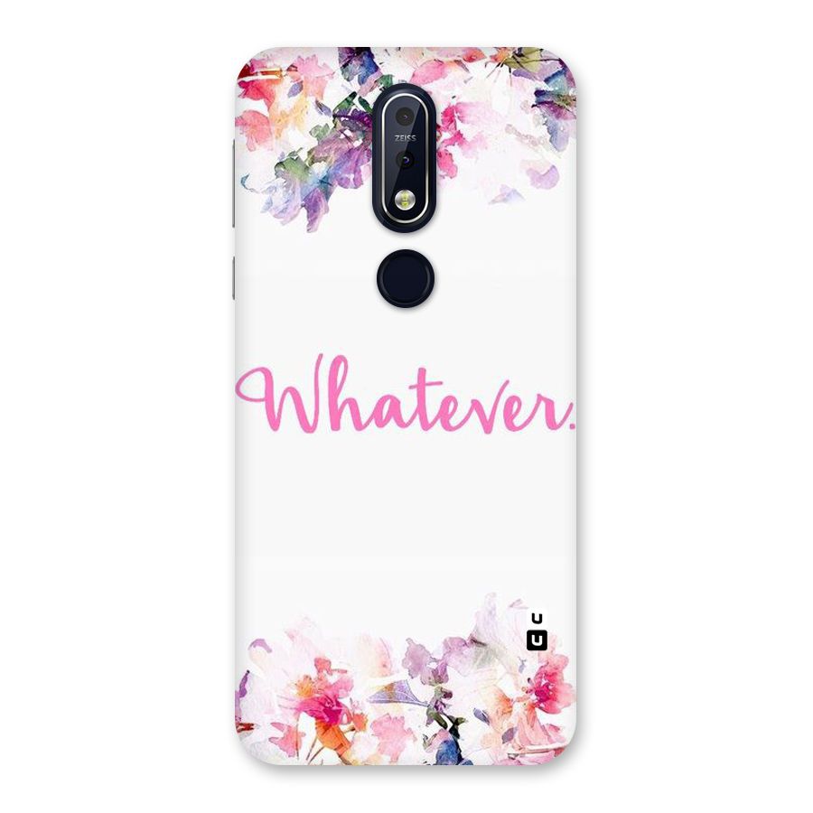 Flower Whatever Back Case for Nokia 7.1