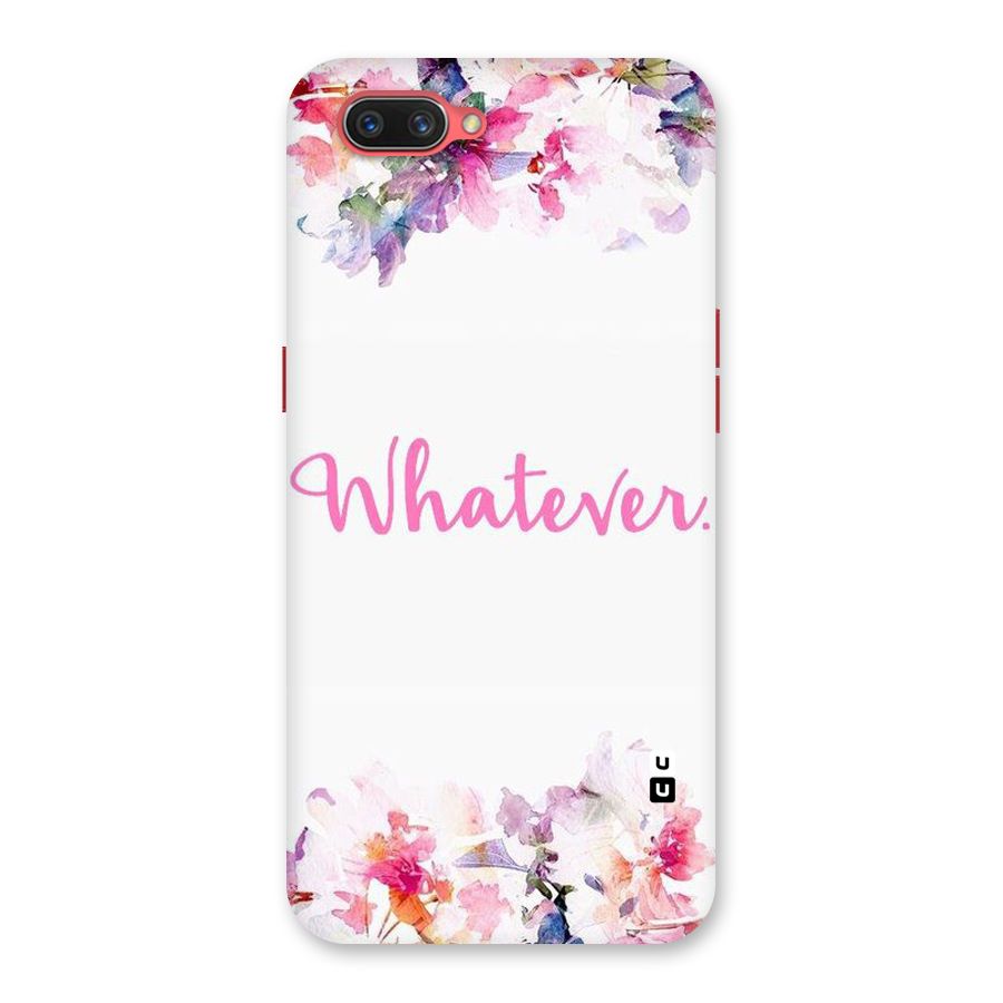 Flower Whatever Back Case for Oppo A3s