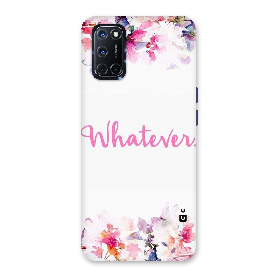 Flower Whatever Back Case for Oppo A52