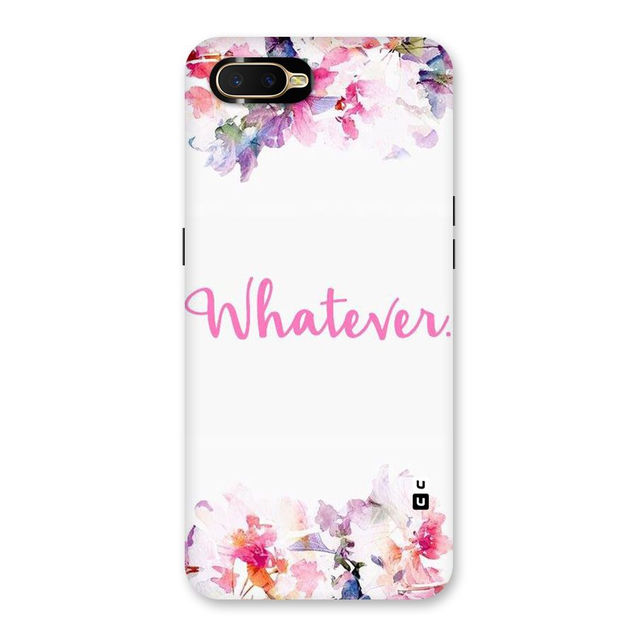 Flower Whatever Back Case for Oppo K1