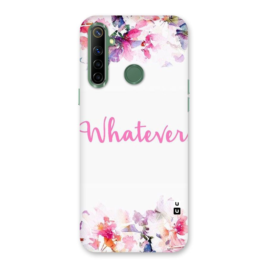 Flower Whatever Back Case for Realme Narzo 10