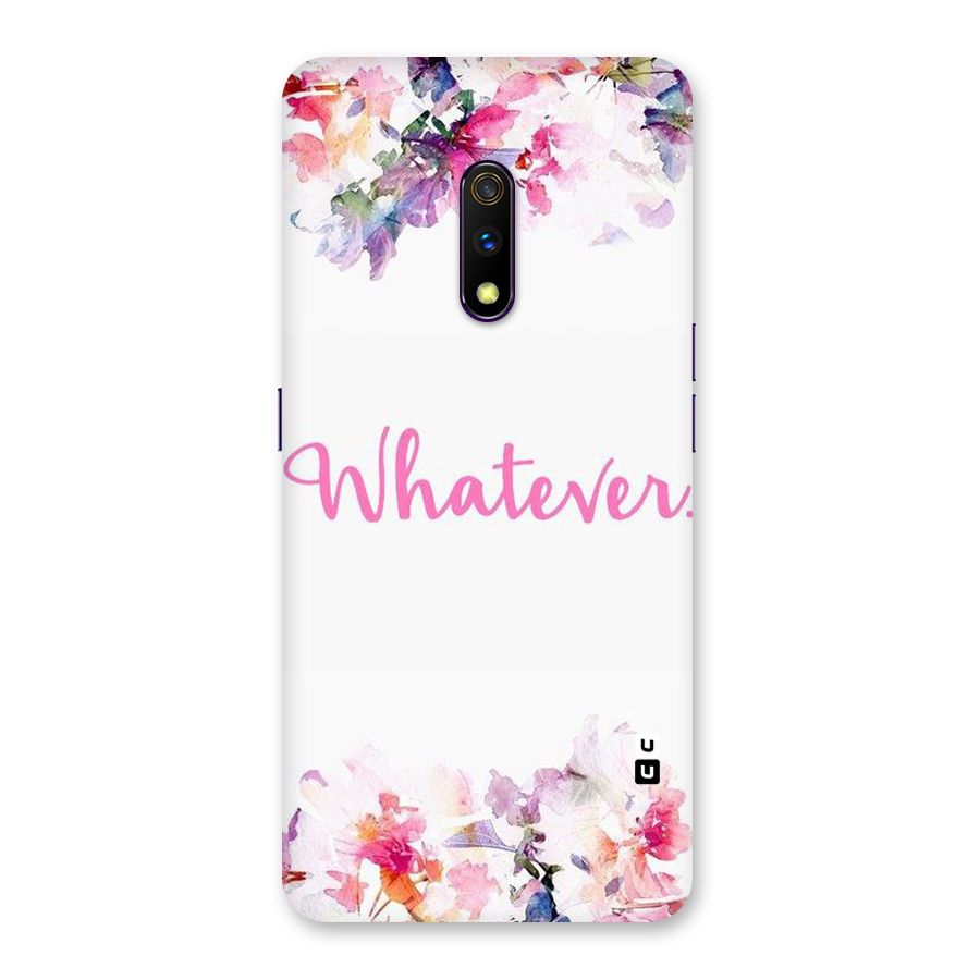 Flower Whatever Back Case for Realme X