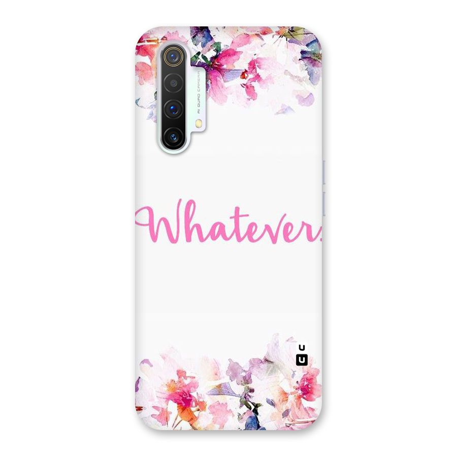 Flower Whatever Back Case for Realme X3