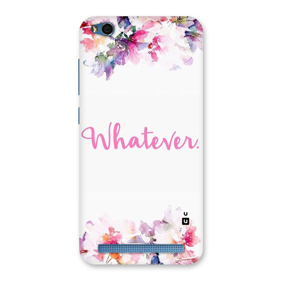 Flower Whatever Back Case for Redmi 5A