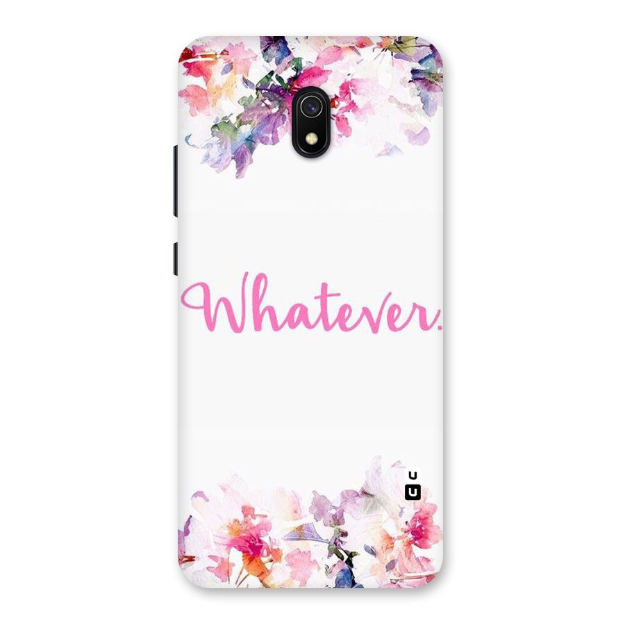 Flower Whatever Back Case for Redmi 8A