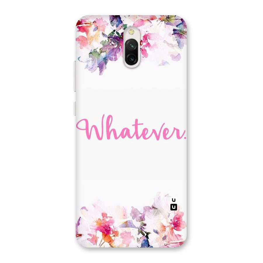 Flower Whatever Back Case for Redmi 8A Dual