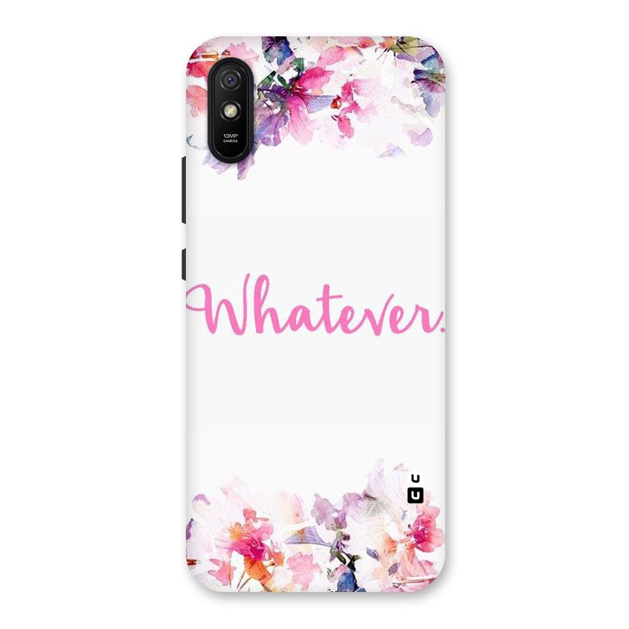 Flower Whatever Back Case for Redmi 9A