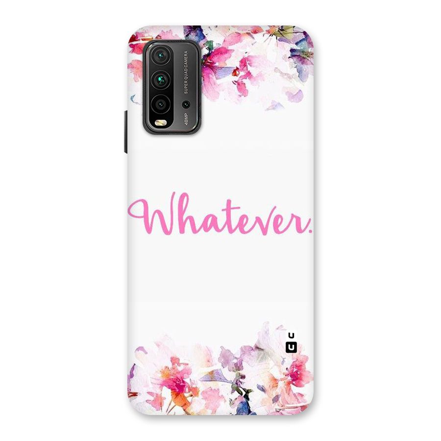 Flower Whatever Back Case for Redmi 9 Power