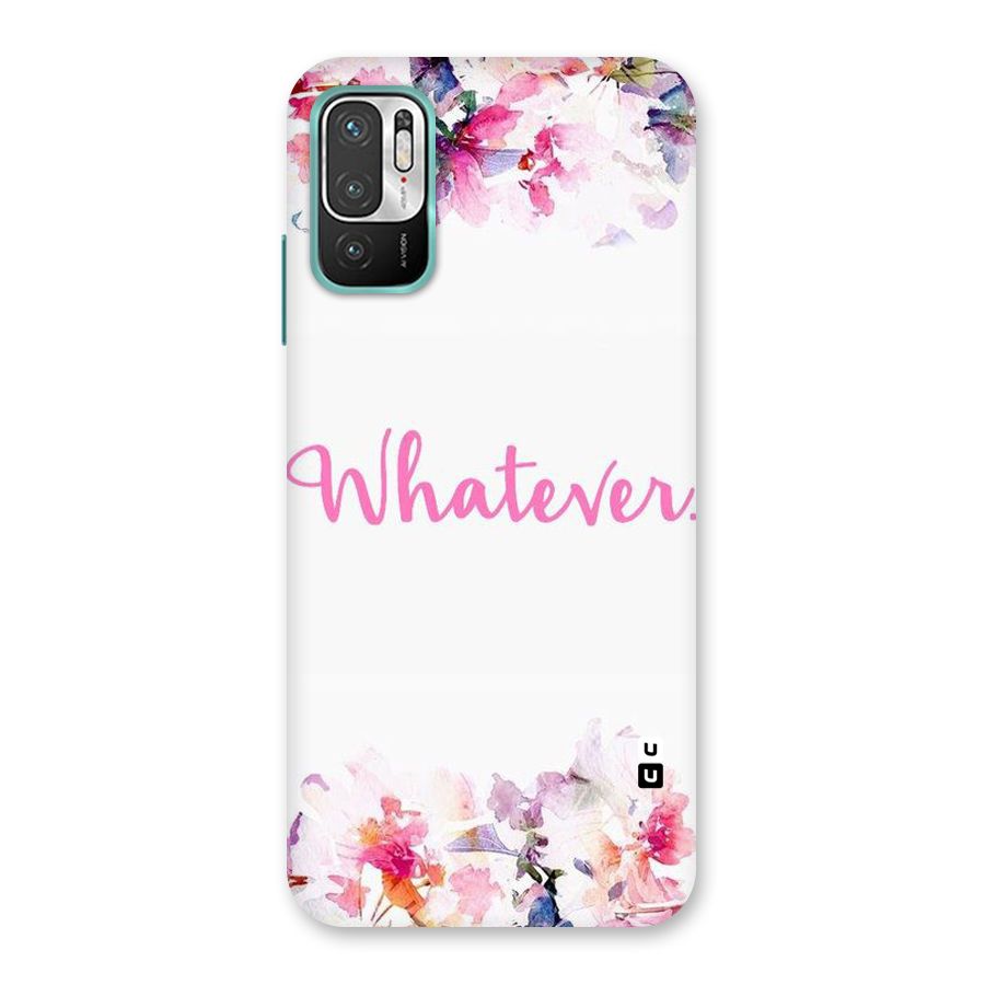 Flower Whatever Back Case for Redmi Note 10T 5G