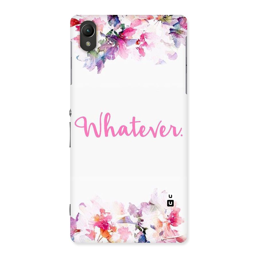 Flower Whatever Back Case for Sony Xperia Z2