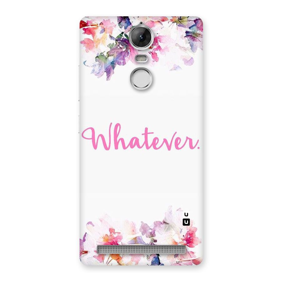Flower Whatever Back Case for Vibe K5 Note