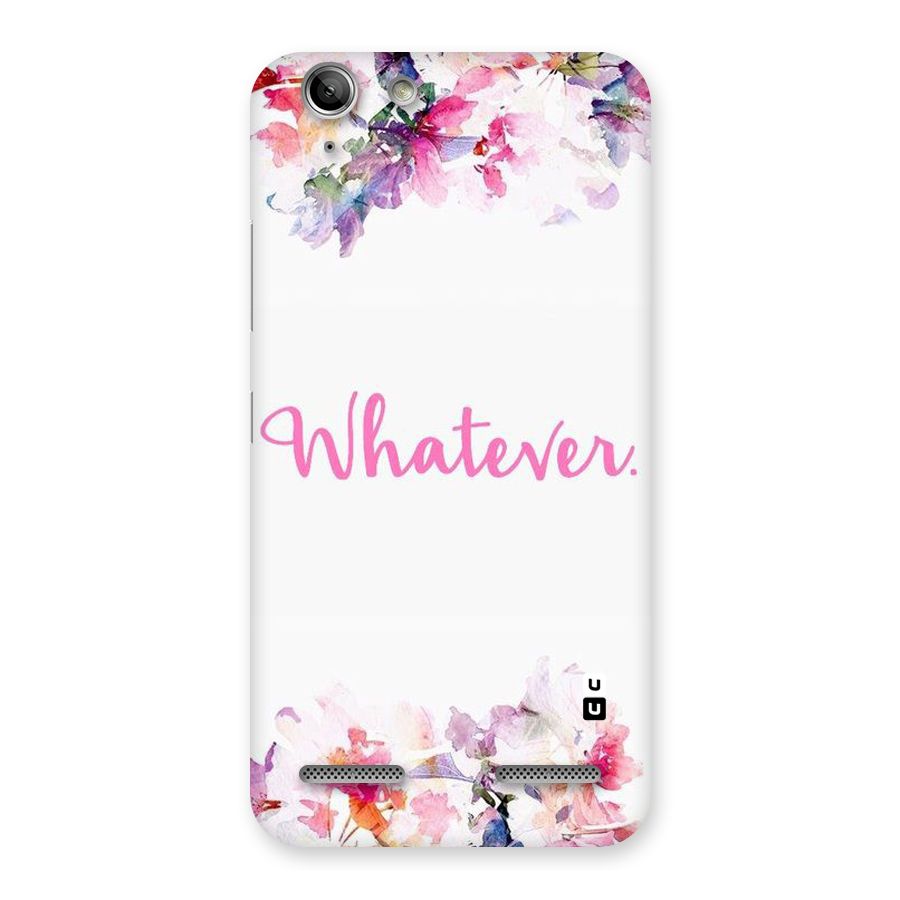 Flower Whatever Back Case for Vibe K5 Plus