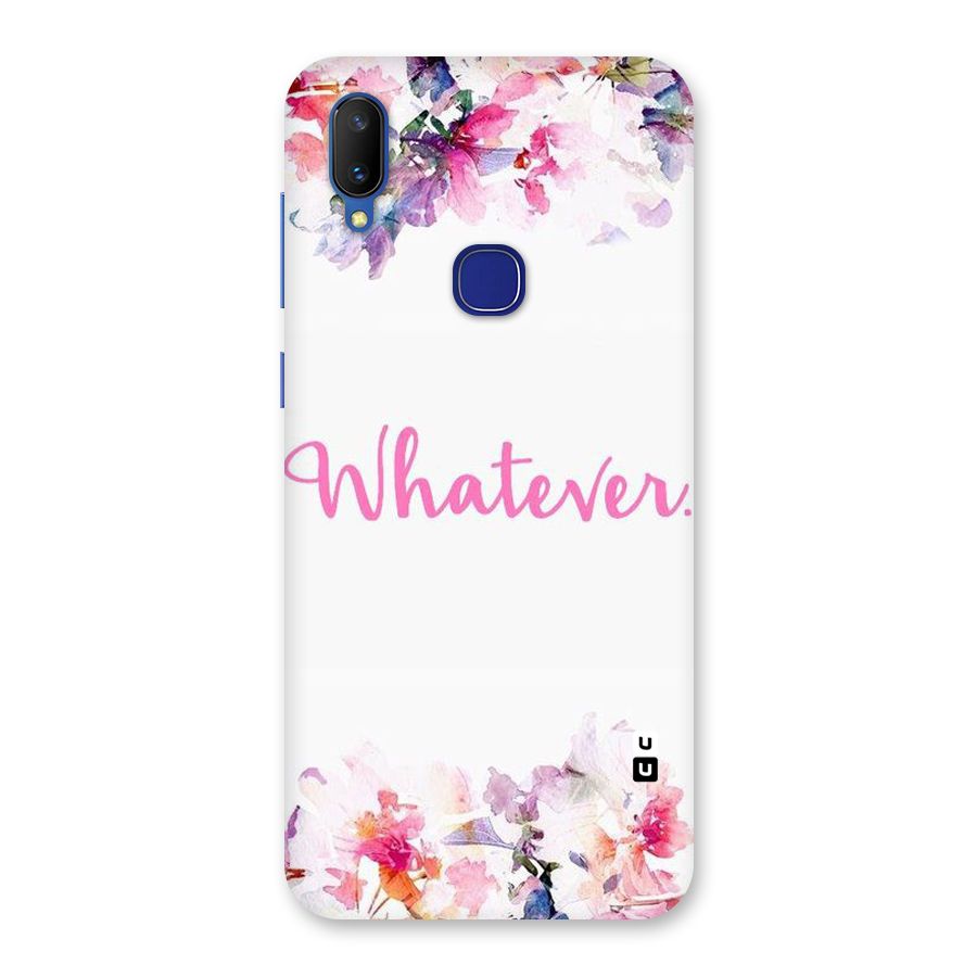 Flower Whatever Back Case for Vivo V11