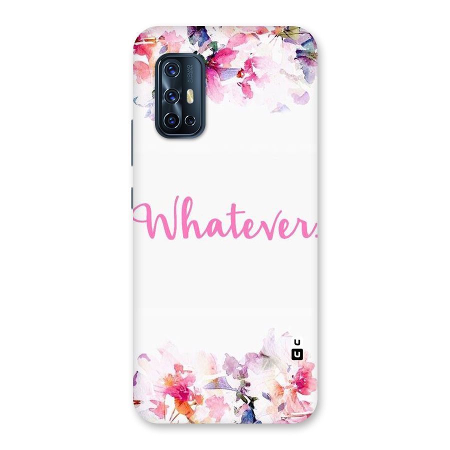 Flower Whatever Back Case for Vivo V17