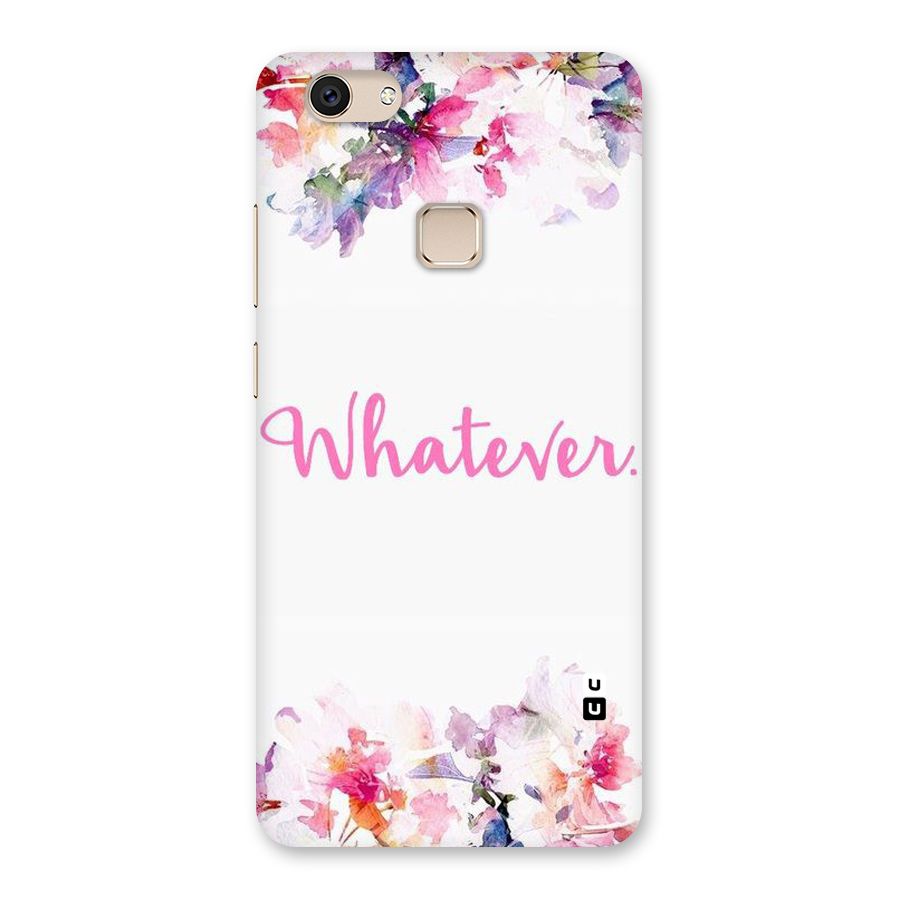 Flower Whatever Back Case for Vivo V7