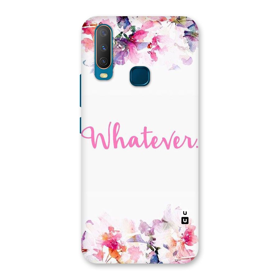 Flower Whatever Back Case for Vivo Y11